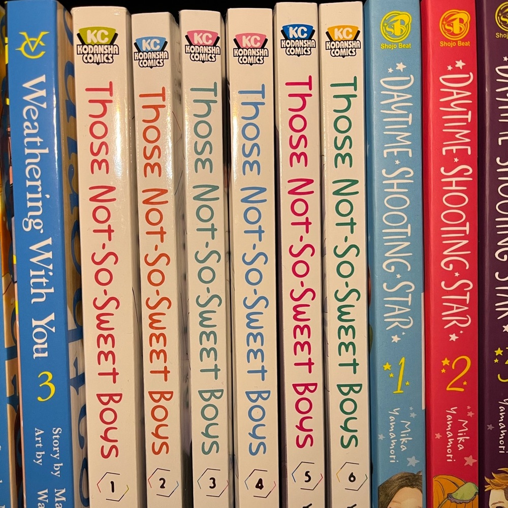 those not so sweet boys manga, 1-6